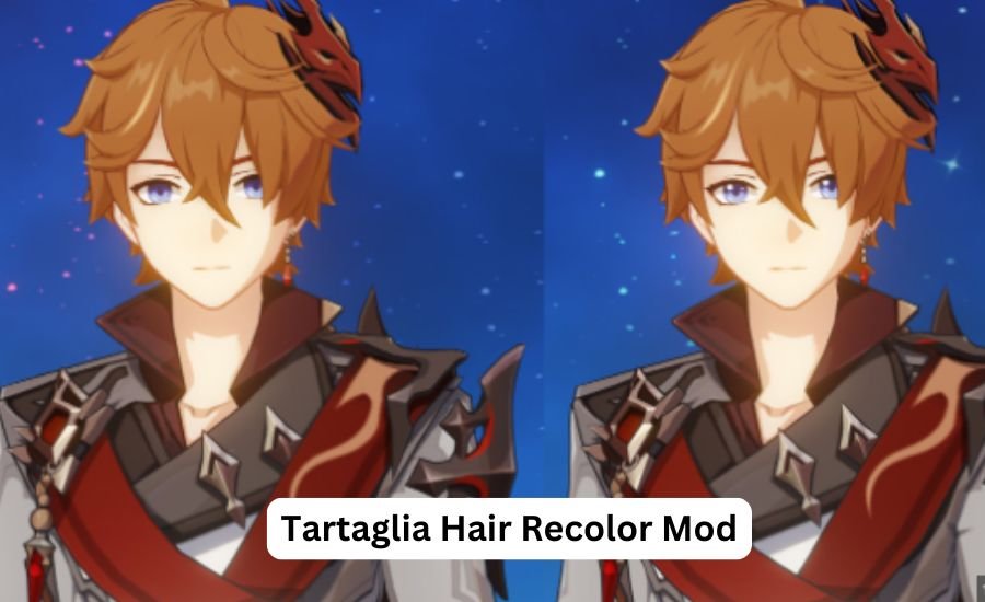 Tartaglia hair recolor mod