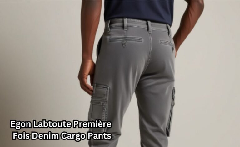 Egon Labtoute Première Fois Denim Cargo Pants