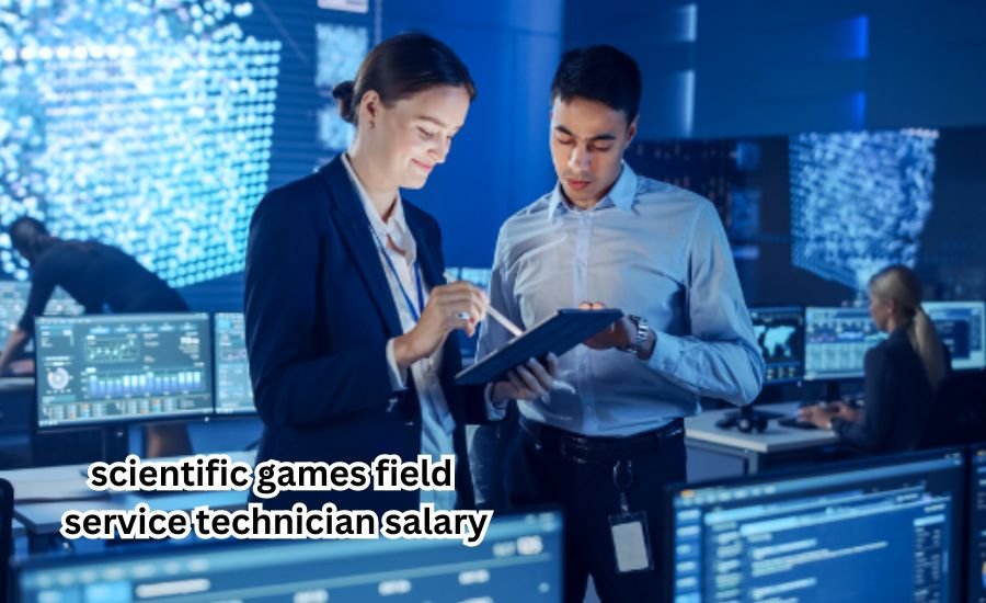 scientific games field service technician salary