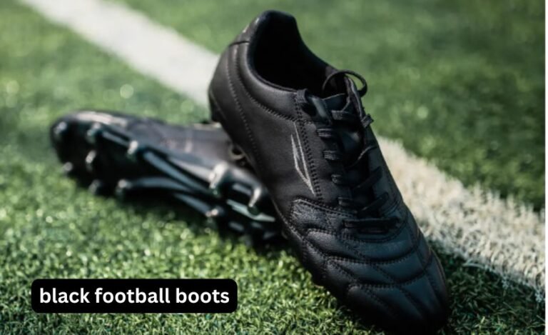 black football boots