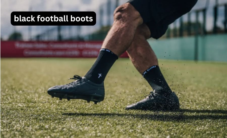 black football boots