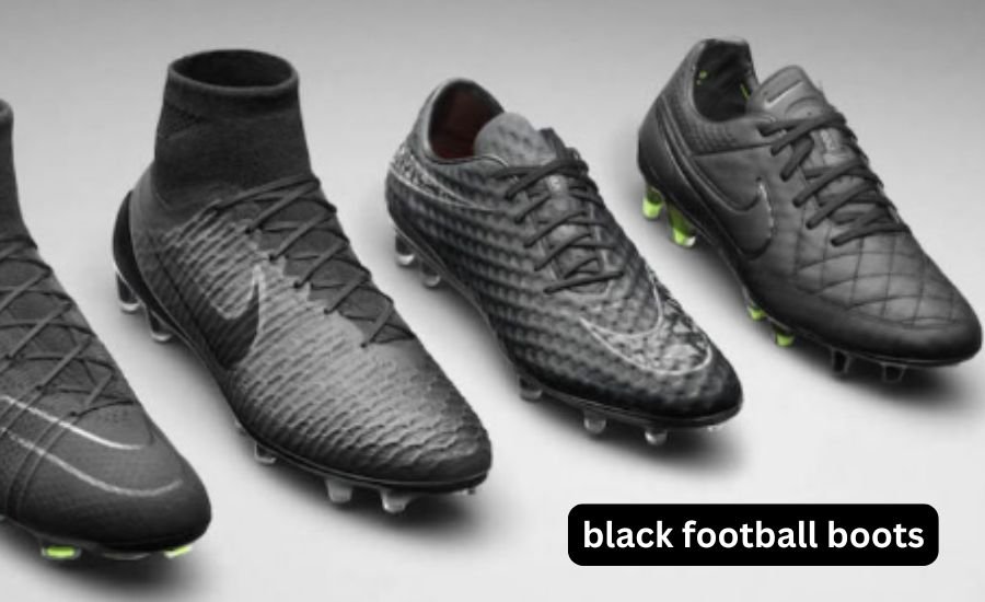 black football boots