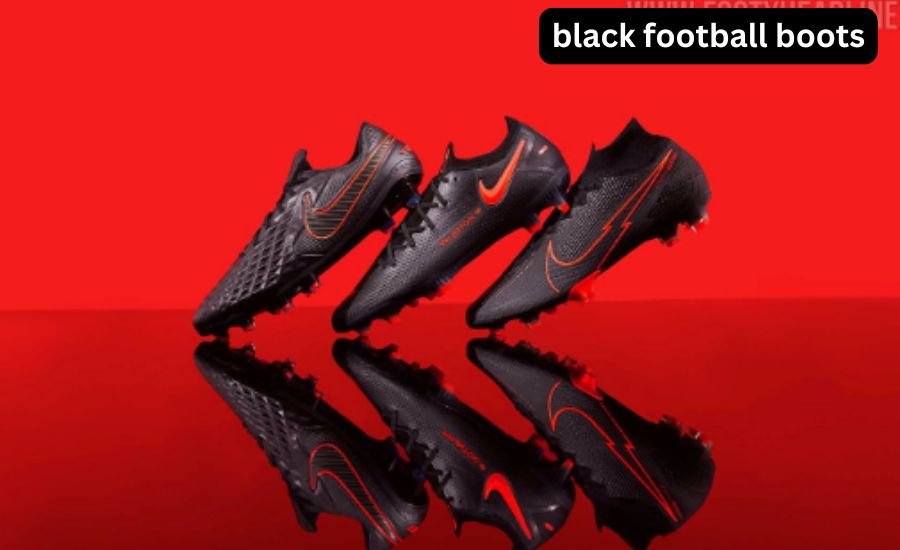 black football boots