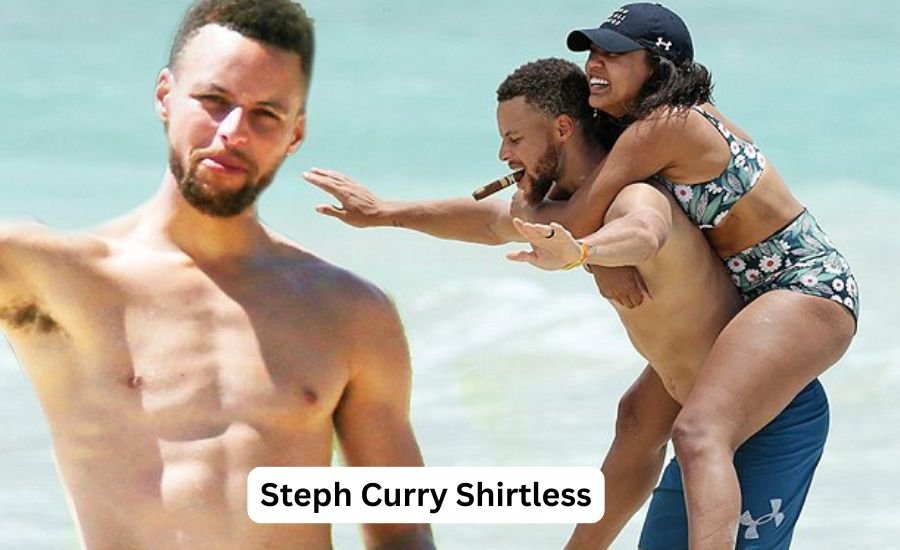 Steph Curry shirtless