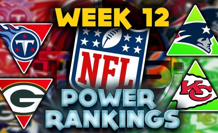 NFL Power Rankings Week 12